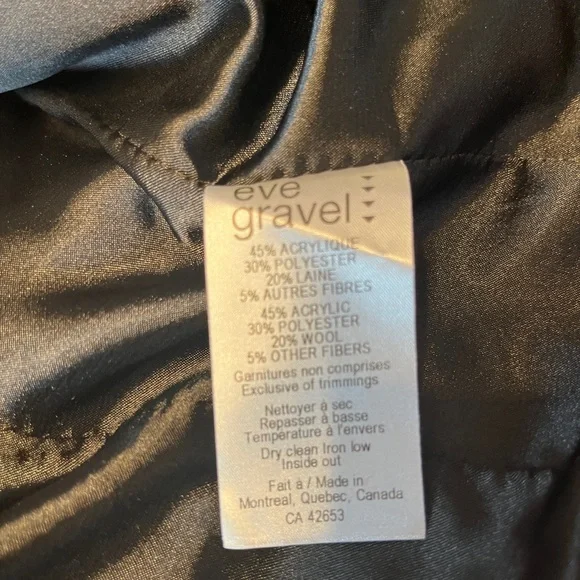 Eve Gravel red and black blazer, size xs - Picture 5 of 7